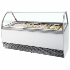ISA Millennium LX12: 1.16m Ventilated Soft Scoop Ice Cream Display - 12 Pans ISA Millennium LX12: 1.16m Ventilated Soft Scoop Ice Cream Display - 12 Pans